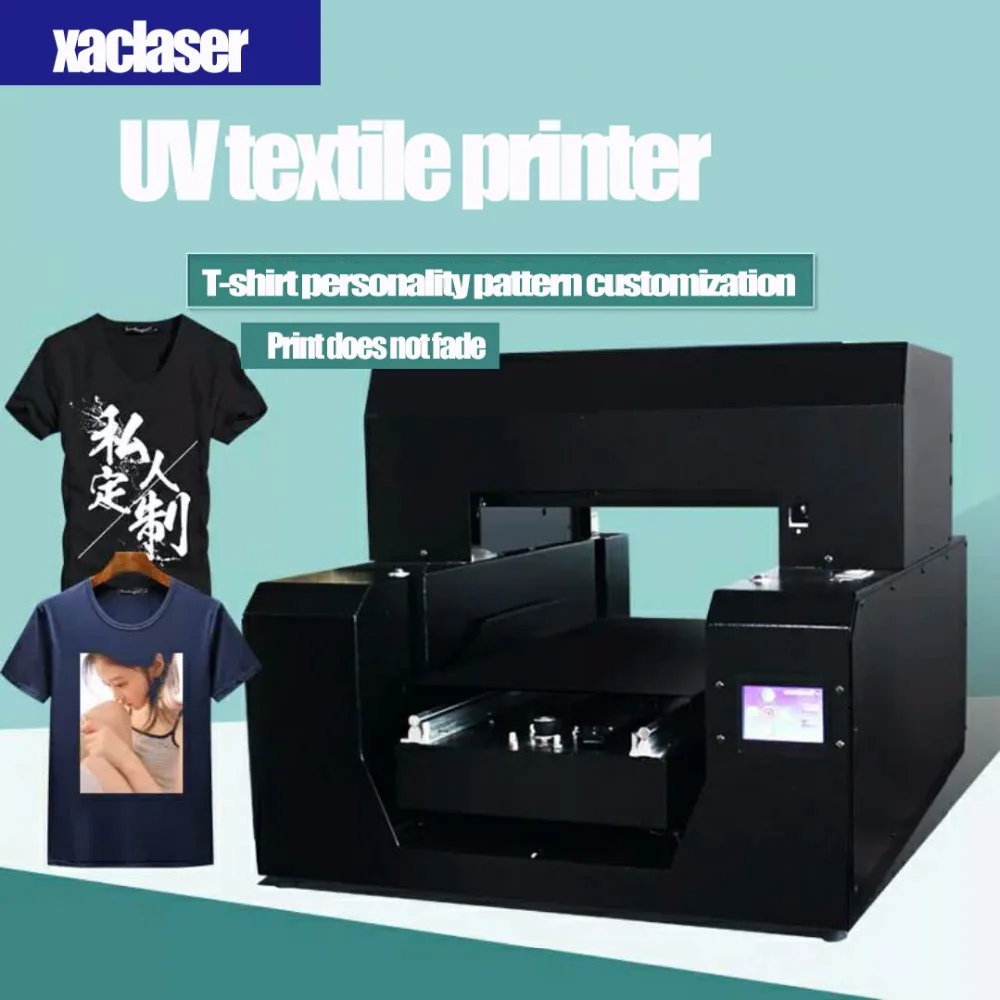 

T-shirt printing machine digital clothing printer textile cloth proofing machine DIY personalized custom printed 3d photo
