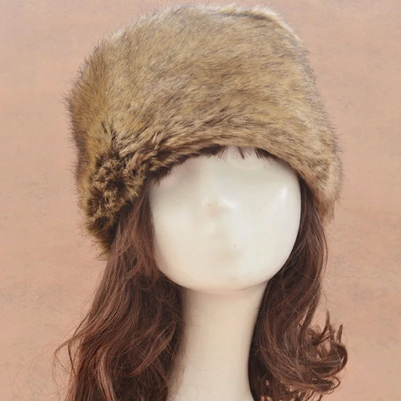 Vancol 2016 Ladies Skullies Шапочки вводная fourrure femme Женские Черные Меховые Зимние Шапки