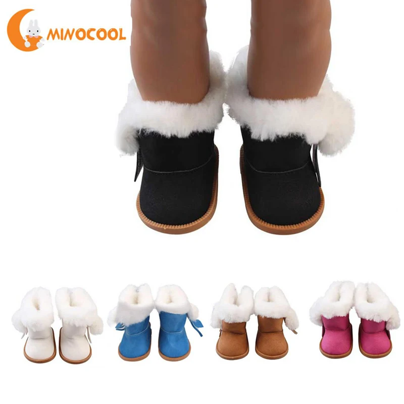 Американская кукла игрушечные ботинки зимняя женская обувь для 18 дюймовых