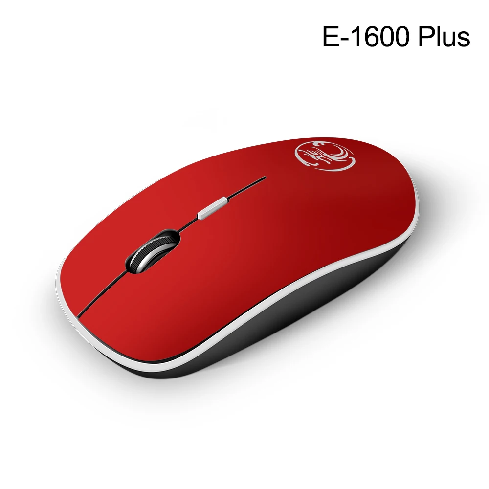 red plus IMice, беспроводная мышь, компьютерная, бесшумная мышь для ПК, ноутбука, мини, Mause, эргономичная мышь, 2,4 ГГц, оптическая, бесшумная, USB мышь - Цвет: red plus