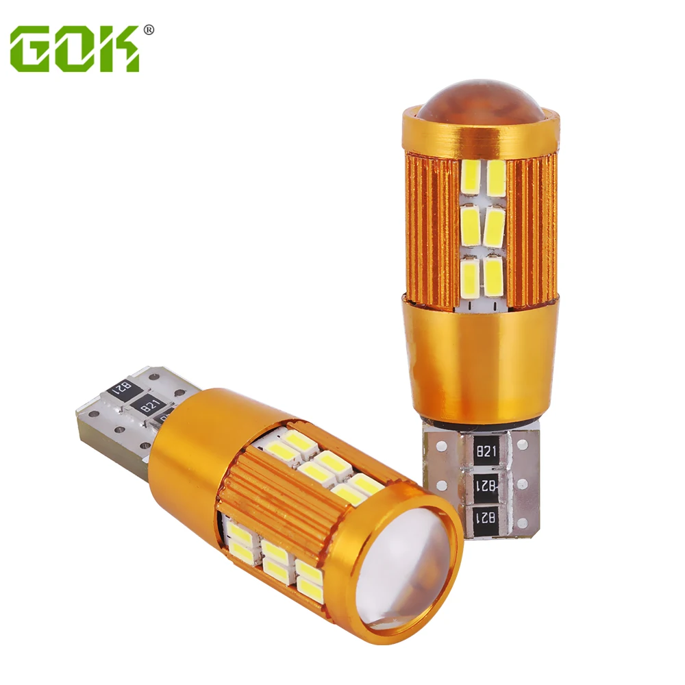 

1Pcs Car light bulb T10 w5w Led canbus t10 30smd led 3014 Xenon White Car led Light Interior Light T10 Canbus Error Free