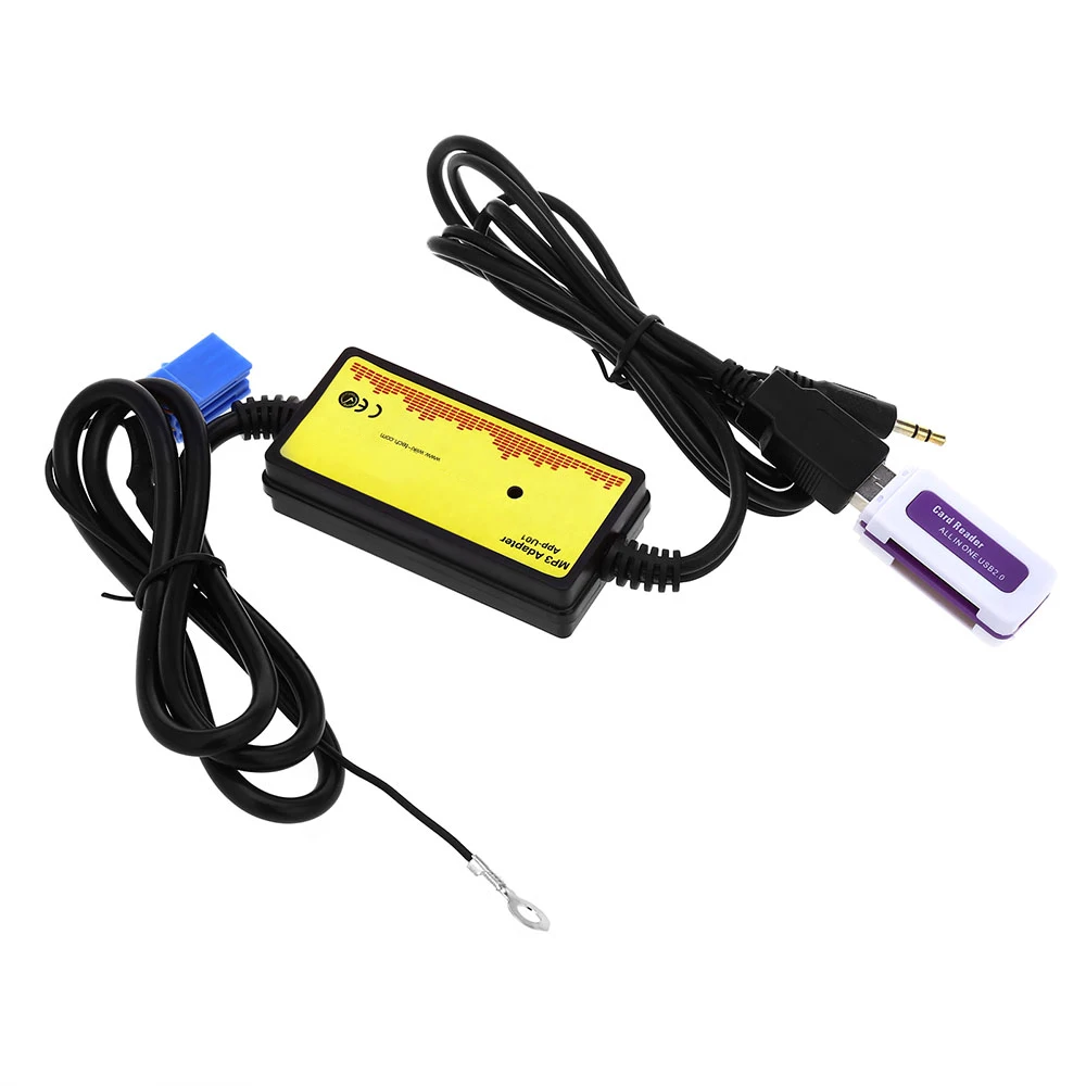 Автомобильный аудио интерфейс MP3 USB SD адаптер 8 P подключение цифровой CD чейнджер
