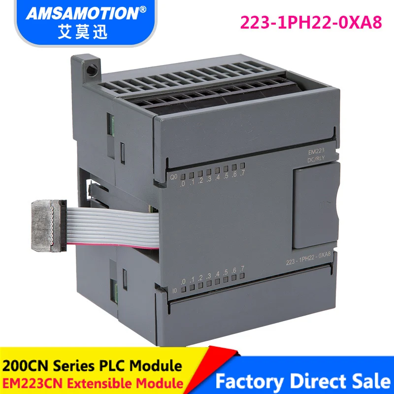Подходит Siemens S7-200 цифровой модуль 8I/8O реле Тип EM223 6ES7 223-1PH22-0XA8 модуль расширения 16I/16O 6ES7 223-1PL22-0XA8