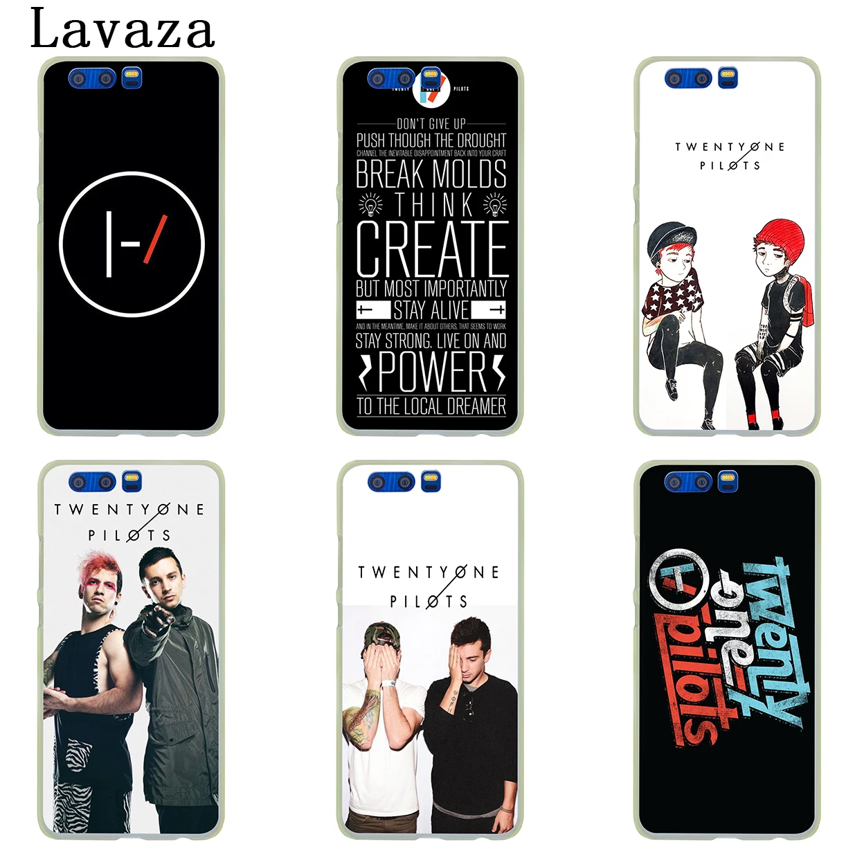 Твердый чехол Lavaza Twenty One Pilots 21 для Huawei Y9 Y7 Prime 2018 2019 Honor 20 10 8 8A 8X 9X 9 Lite 7C 7X 7A Pro|phone cases|case