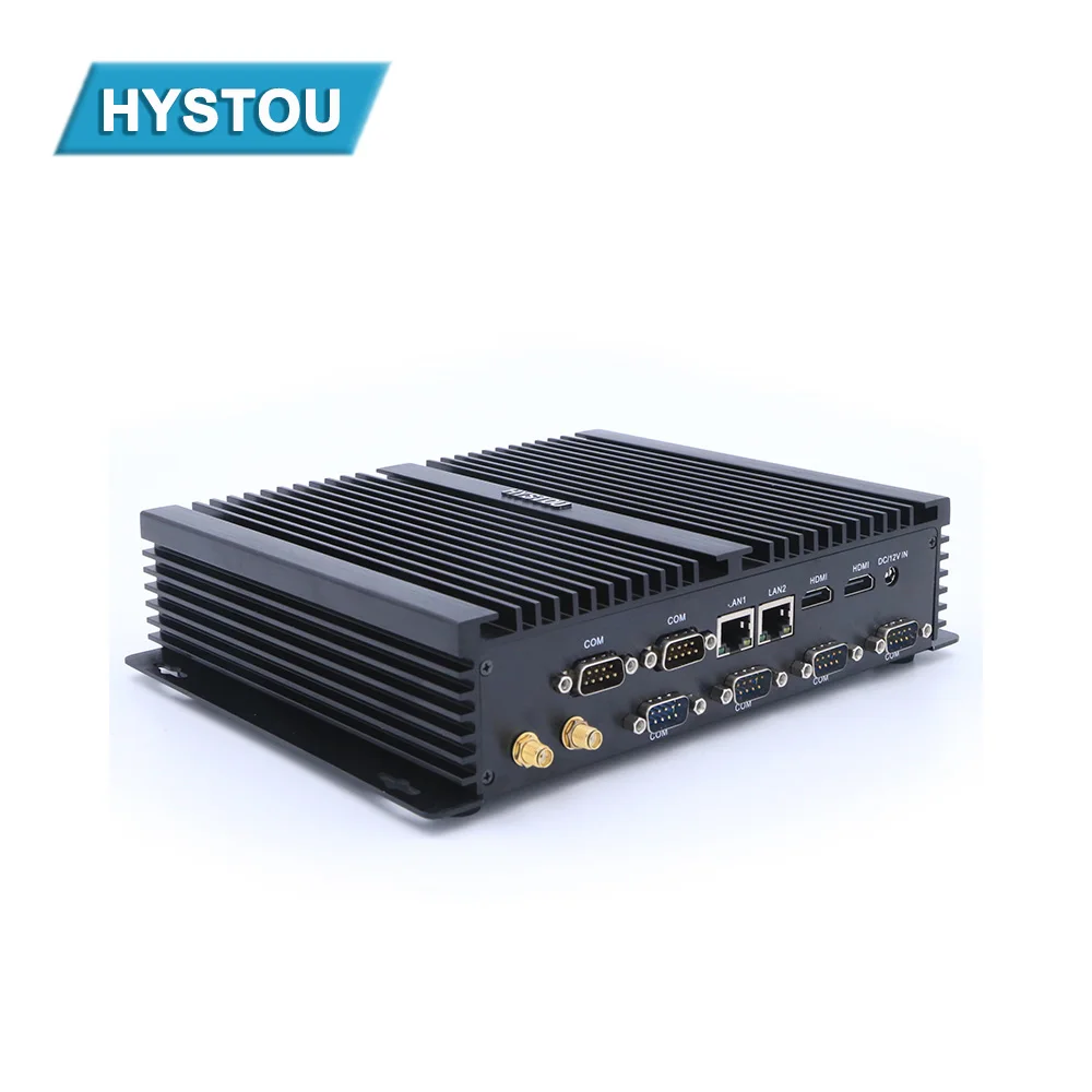 I5 мини ПК 2 lan HDMI безвентиляторный промышленный компьютер 5gen i7 5550U i5 4200U