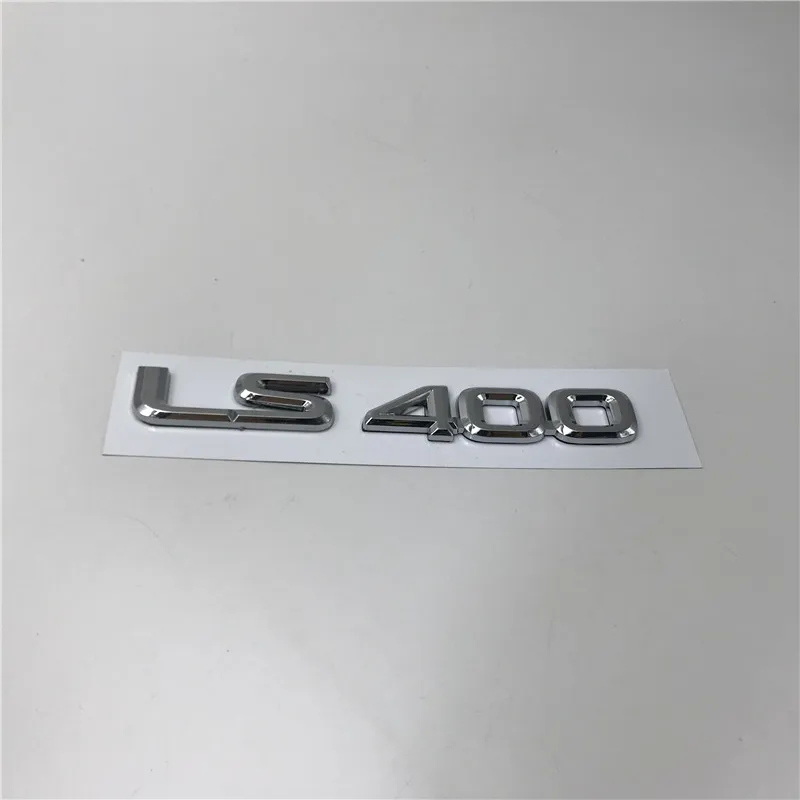 LS400 Серебро/золото для Lexus LS300 RX300 GS300 LS400 RX330 RX350 RX430 LS460 LS600hl задний багажник эмблема логотип знак буквы - Название цвета: LS400