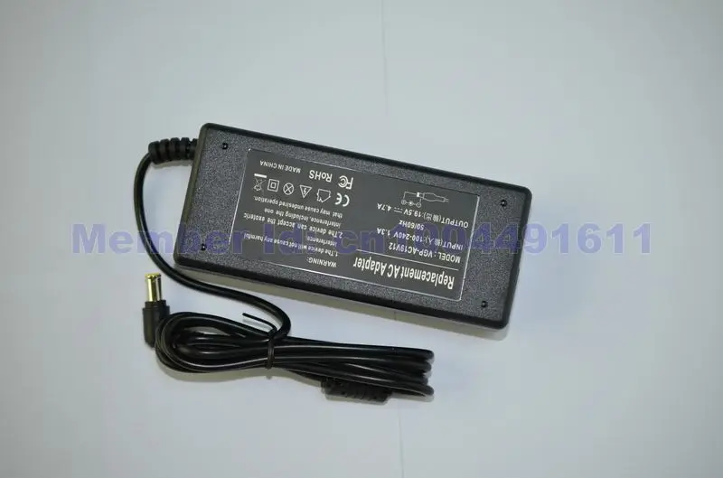 19 5 V 4.7A 6 5*4 4 MM 90W Замена для ноутбука Sony VGP-AC AC зарядное устройство адаптер питания