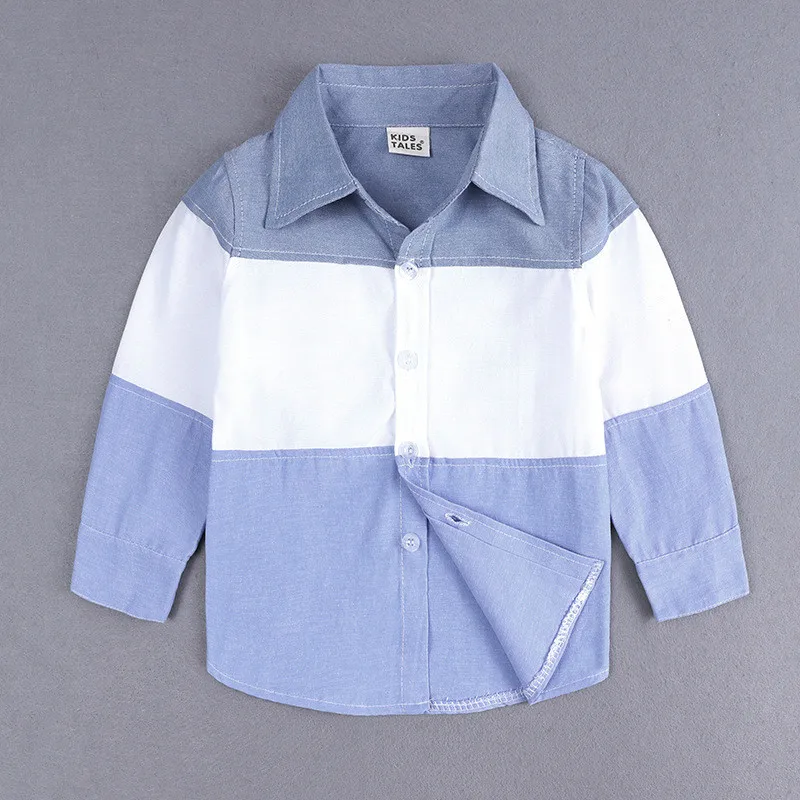 1-7 Spring Autumn Baby Boys Clothes Sets Cotton Shirts and Hole Jeans Comfy Clothing Little Boy Long Sleeve Tops Kids Outfits |