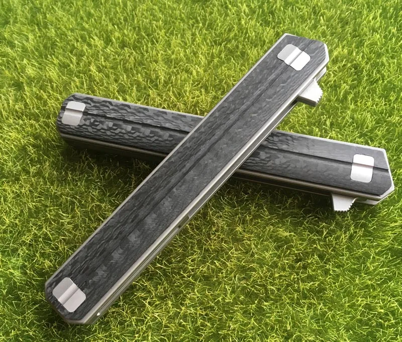 NIGHTHAWK пользовательский Quartermaster Qwaiken Флиппер складной нож M390 сталь титан CF ручка кемпинг открытый фрукты Ножи EDC инструмент