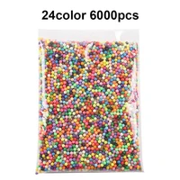 6000pcs diy water spray magic beads manual 3d beads 5mm hama beads 500g refill wholesale beads toys