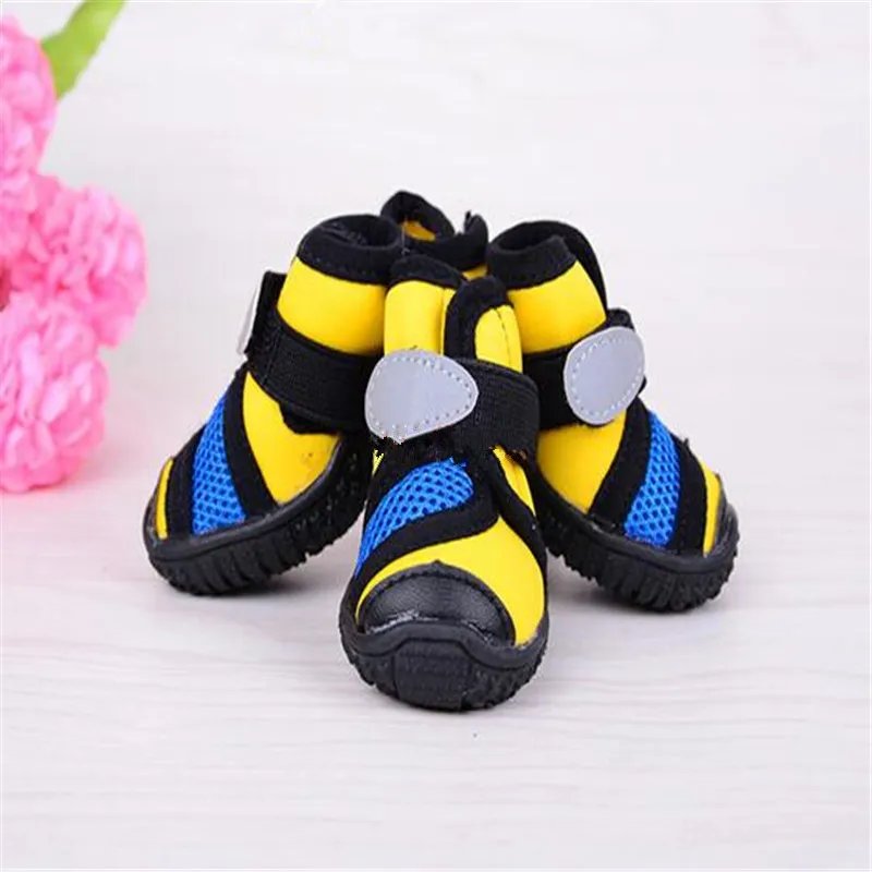 

Reflective Dog Sneaker Breathable Pet Sports Shoes Non-slip Puppy Boots Durable Rubber Style Gym Shoes For Small & Little Dogs