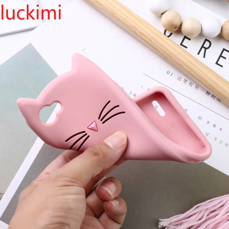 For LG G6 G7 Q6 Q7 Plus K10 K8 K4 2017 European Q Stylo 4 Q8 2018 Stylus Beard Cat Cartoon Silicon Case |