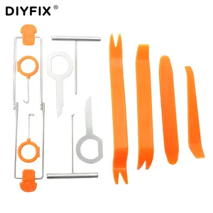 DIYFIX 12 в 1 портативный автомобильный радиоприемник панель дверь зажим для панели Отделка приборной панели снятие аудио установщик набор ручных инструментов для ремонта автомобиля