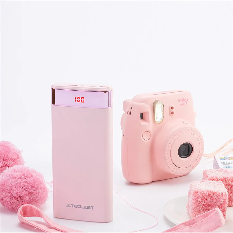 Teclast 20000 мАч power Bank двойной USB выход 8Pin и Micro вход мобильный внешняя батарея для