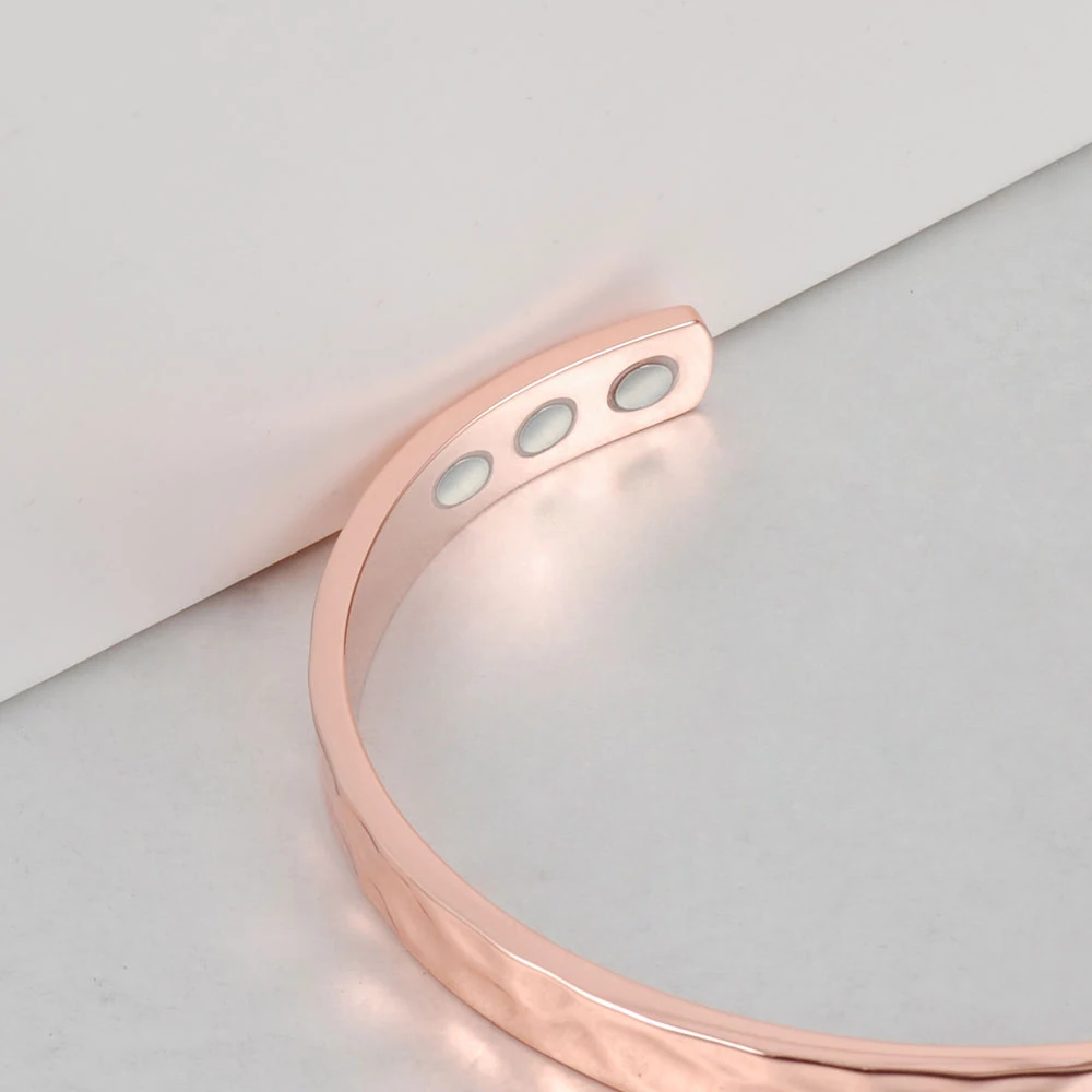 Мужской лечебный энергетический магнитный медный браслет Vinterly регулируемые