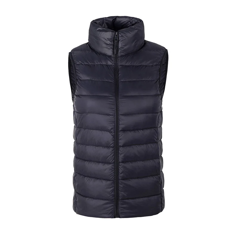 Женская куртка без рукавов новая осенне-зимняя ультра легкая на белом утином