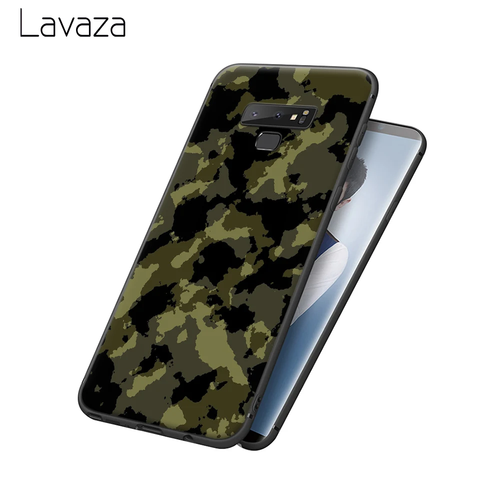 Мягкий чехол из ТПУ с камуфляжным узором Lavaza для Samsung Galaxy S8 S9 S10 Plus S10e A6 A8 A9 J6 2018