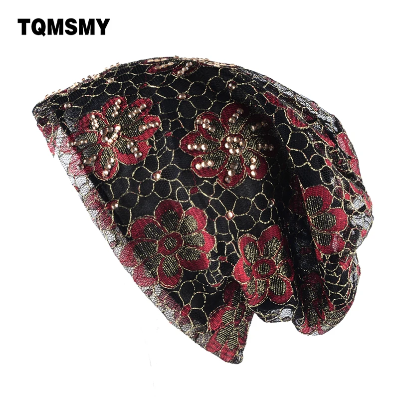 TQMSMY многоцветная весенняя шапка-тюрбан для женщин шапочки девушек маска-шапка