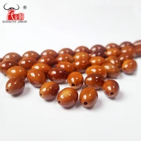 40pcs natural palm fruit kuka beads for jewelry making handmade diy jewelry accessorie olive shape beads 5x8mm 6x9mm 7x10mm