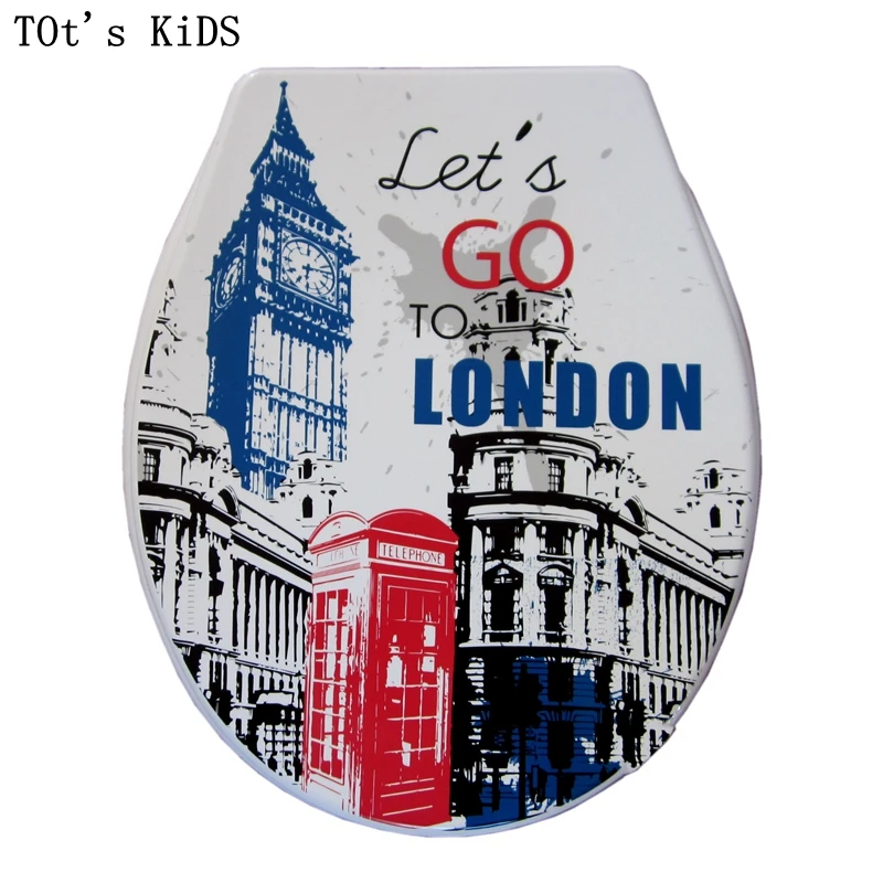 Туалет крышка стандарт пуговицы 2016 высокое качество красочный крышку унитаза