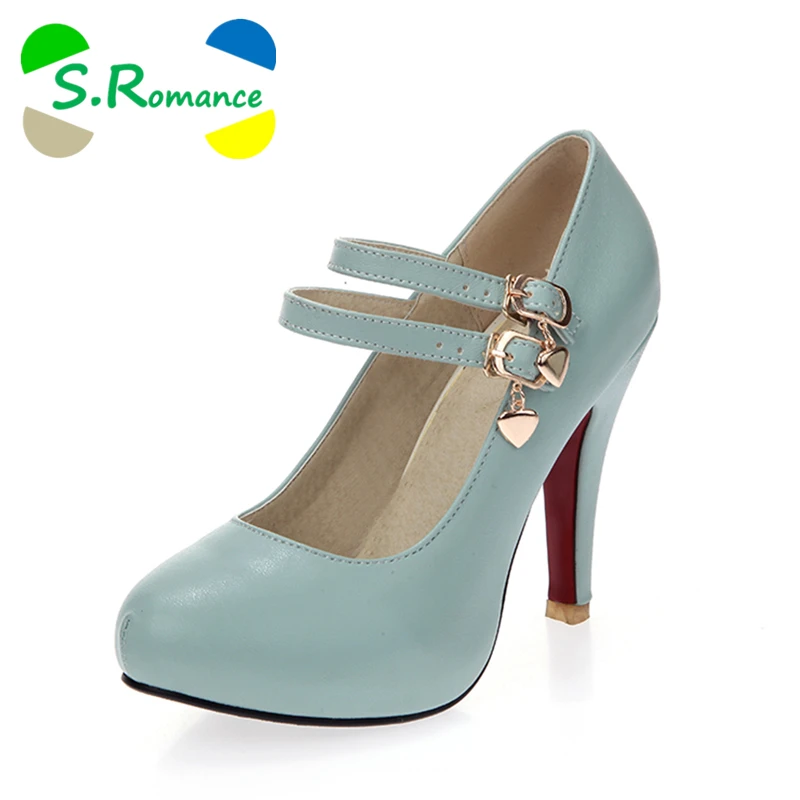 S. Romance/большие размеры 32-43 женские туфли-лодочки Модная элегантная обувь на