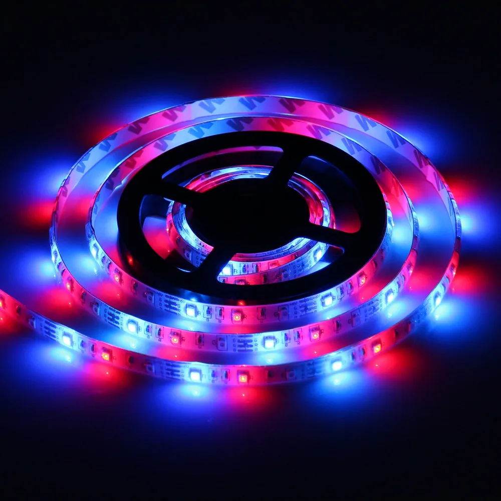 Alexa Google Assistant IFTTT светодиодный беспроводной WiFi Светодиодная лента SMD2835 12 В RGB светодиодный светильник+ светодиодный контроллер+ 2A 3A питание