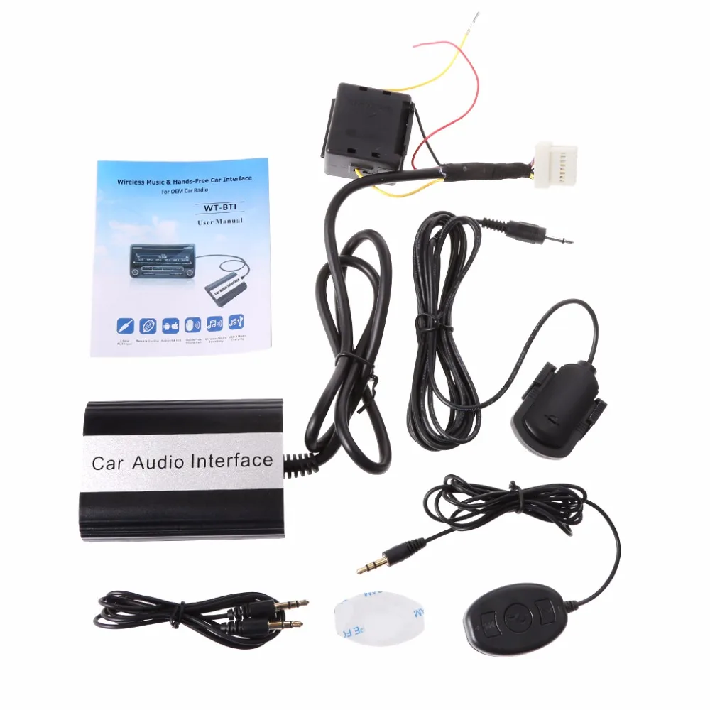 Автомобильный Bluetooth Наборы MP3 плейер AUX адаптер Интерфейс беспроводной музыкальный приемник для Nissan для Infiniti 2000-2010 C45