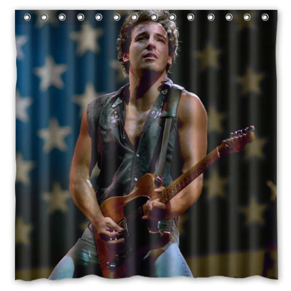 Брюсом спрингстином Водонепроницаемый ткань ванна Шторы с защитой от плесени