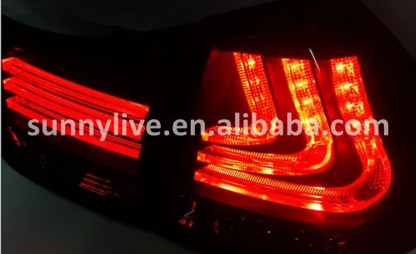 Для Lexus RX300 RX330 RX350 herrier Kluger светодиодные задние лампы 2004-09 год красной подошвой дым