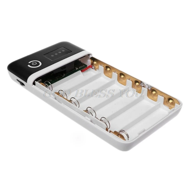 Блок питания с двумя USB-портами QC 3 0 6x18650 9 в пост. Тока 12 В | Мобильные телефоны и