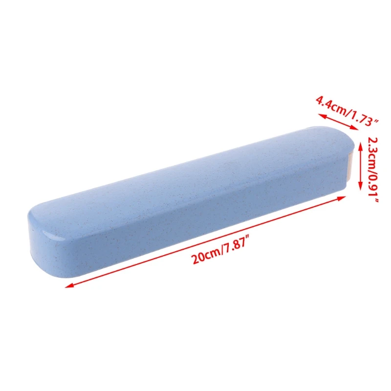 Новый портативный ящик для палочек еды чехол хранения вилок ложек Пшеничная