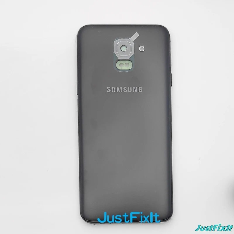 Замена крышки батареи для SAMSUNG Galaxy J6 2018 J600 J600F Задняя крышка Дверь стеклянная
