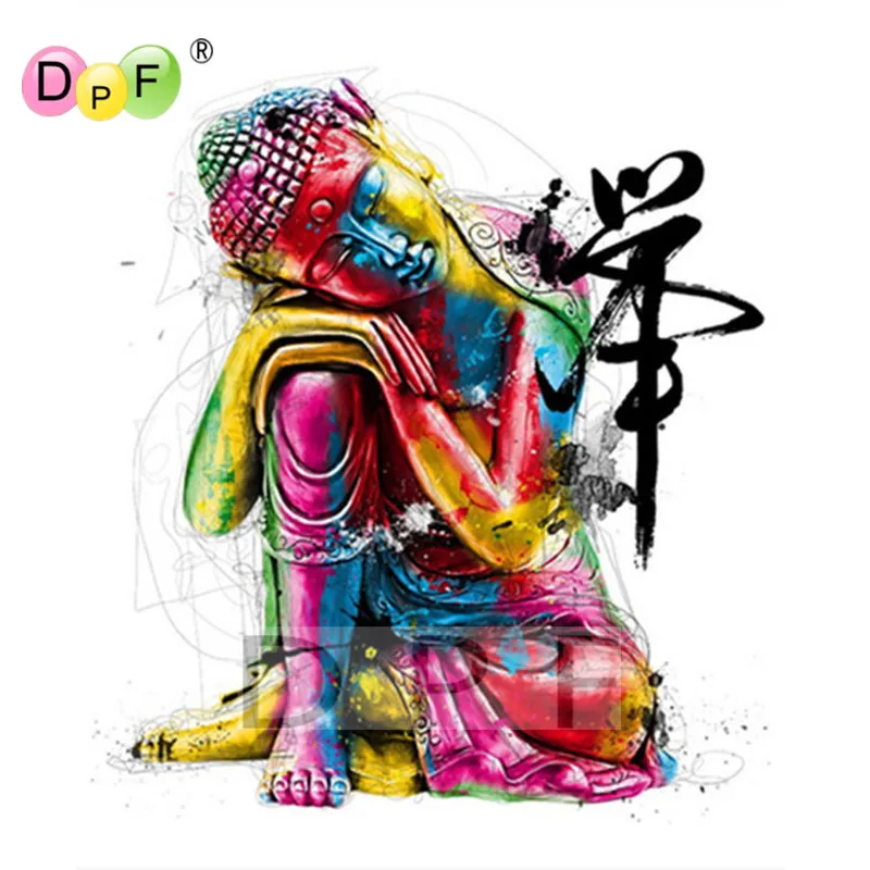 DPF Алмазная вышивка новинка Будда настенное искусство домашнее украшение 3D
