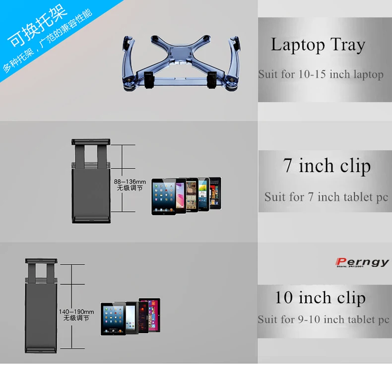 OA-12X aluminum alloy 2 In 1 Bracket adjustable Dual Arm double laptop desktop stand Holder For 10-15 inch Laptop+ 7"-10" tablet