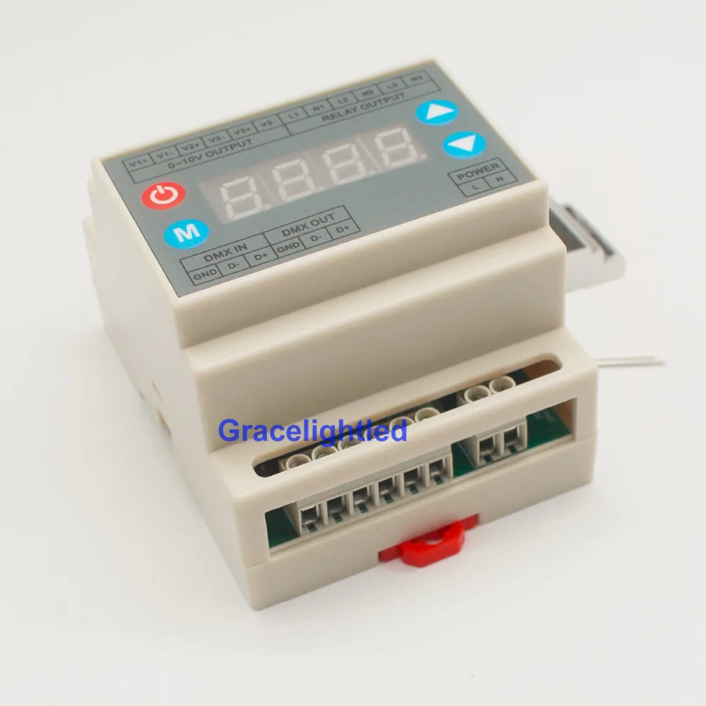 3-канальный диммер высокого напряжения DMX303 Стандартный источник питания