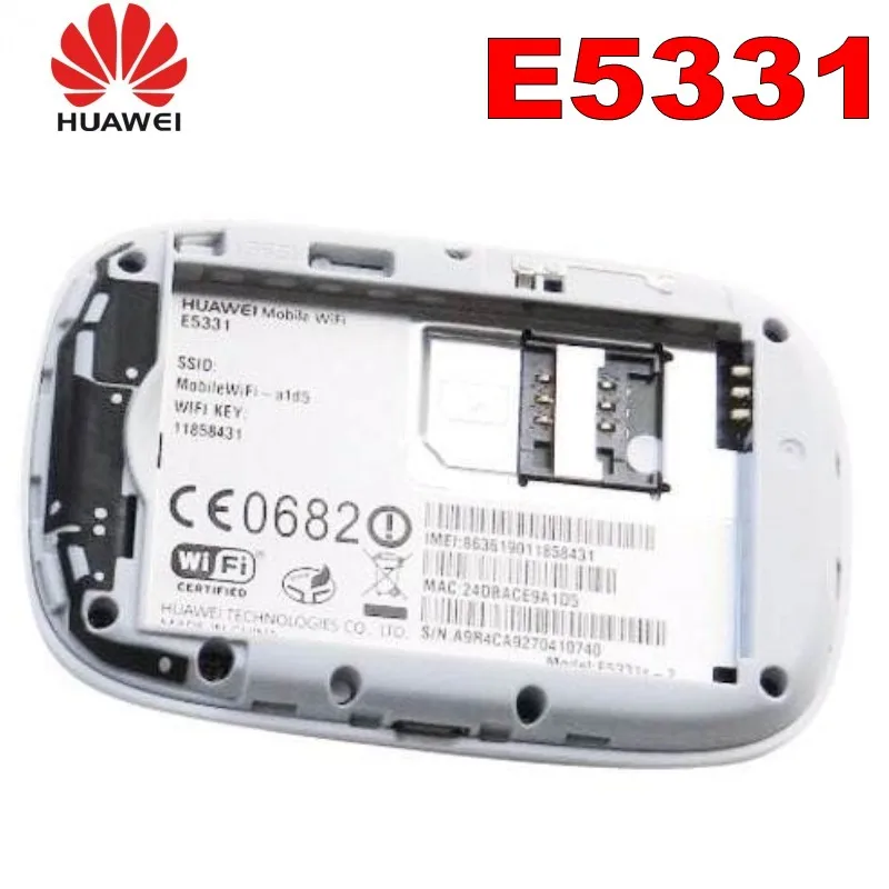Huawei E5331 разблокирован 100 шт. 3G 21 Мбит/с HSPA Wi Fi мини беспроводной модем мобильный