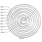 Кольцо Ловец снов из прочного металла, 250-450 мм