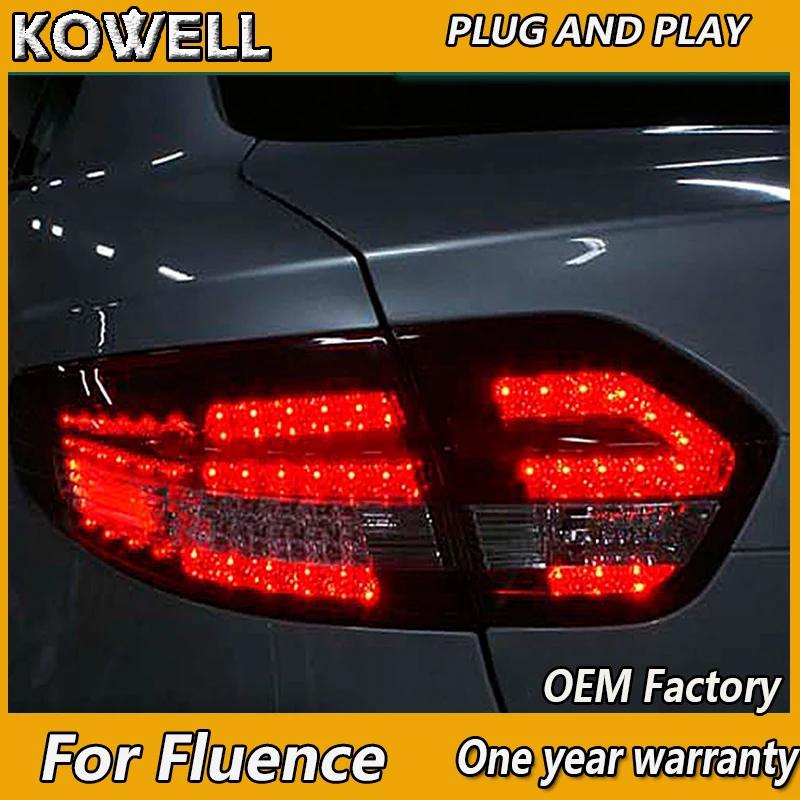 KOWELL стайлинга автомобилей для Renault Fluence светодиодный фонарь светильник s 2010 2011 2012