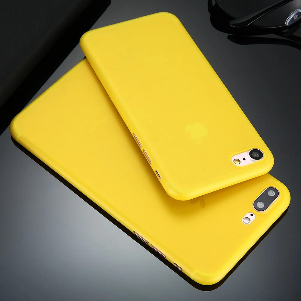 KISSCASE Plain Candy Color Case For iPhone 7 6 6s 8 Plus Ultra Thin Matte Hard PC Back Phone Cases 5s se 5 X 10 Cover |
