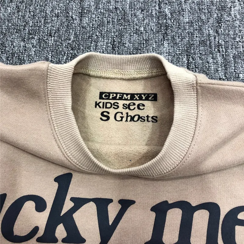 

Kanye West Kids See Ghosts Crewneck Collection Men Sweatshirts Hoodie 2019 New Fashion Casual Streetwear Sweatshirt Pullover