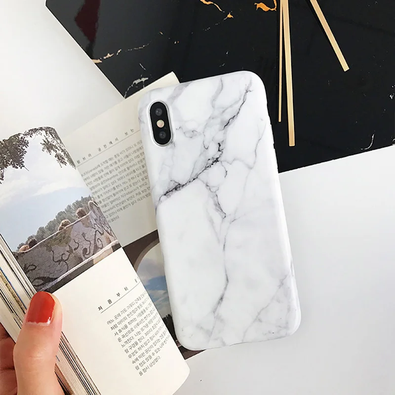 Kerzzil винтажный мраморный чехол для iPhone 11 Pro X XR XS Max 7 8 Plus, Мягкий ТПУ силиконовый чехол s для iPhone 8 7 6 6S Plus