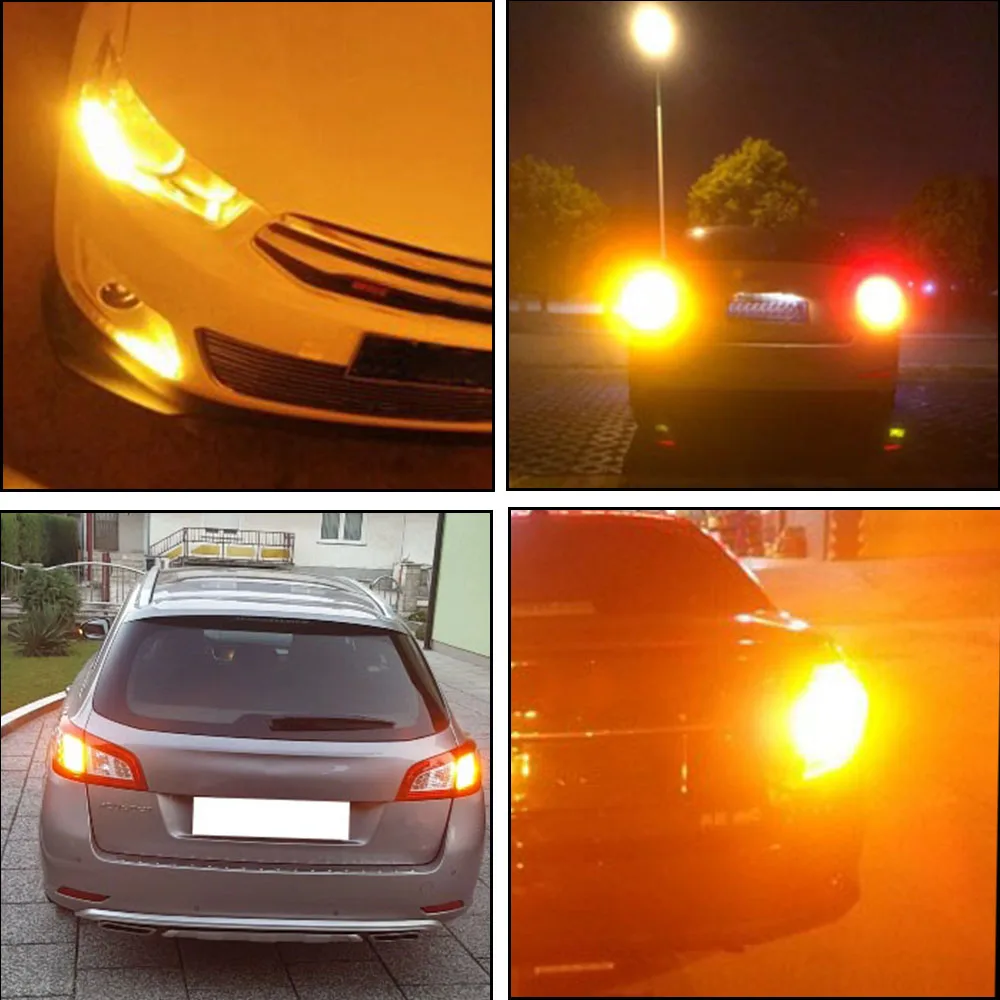 1 шт. P21W светодиодный 1156 BA15S PY21W BAU15S 3030 35SMD лампочки Canbus Бесплатная T20 7440 W21W