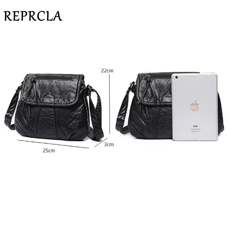 Сумка-мессенджер REPRCLA Женская брендовая дизайнерская мягкая сумка через плечо из - Фото №1
