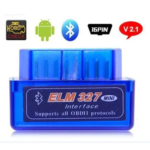 Super Mini ELM327 Bluetooth V2.1 OBD2 автомобильный диагностический инструмент ELM 327 Bluetooth для Android/Symbian для протокола OBDII