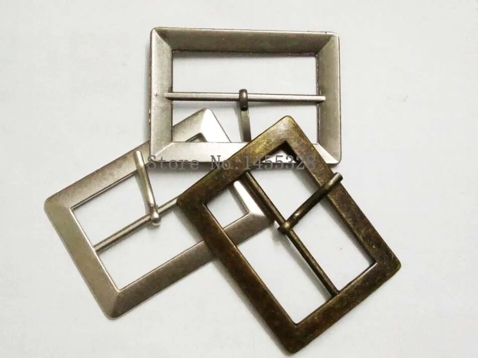 

Wholesale 15pcs/lot 50mm 2inch big metal belt buckle with pin bronze silver black alloy square buckle pin buckle