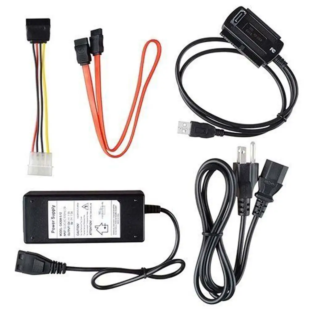 2015 горячая продажа SATA/PATA/IDE к USB 2 0 адаптер конвертер кабель для 5/3 5 дюйма жесткого