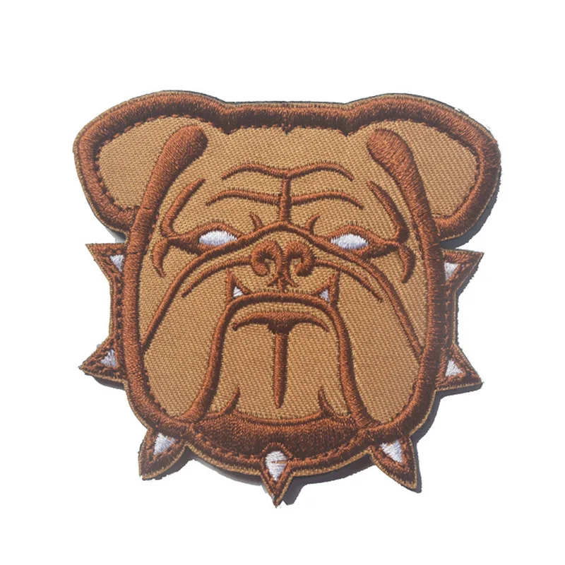 Тактический Патч BULLDOG военный боевой знак обезьяны вышивка аппликация одежда