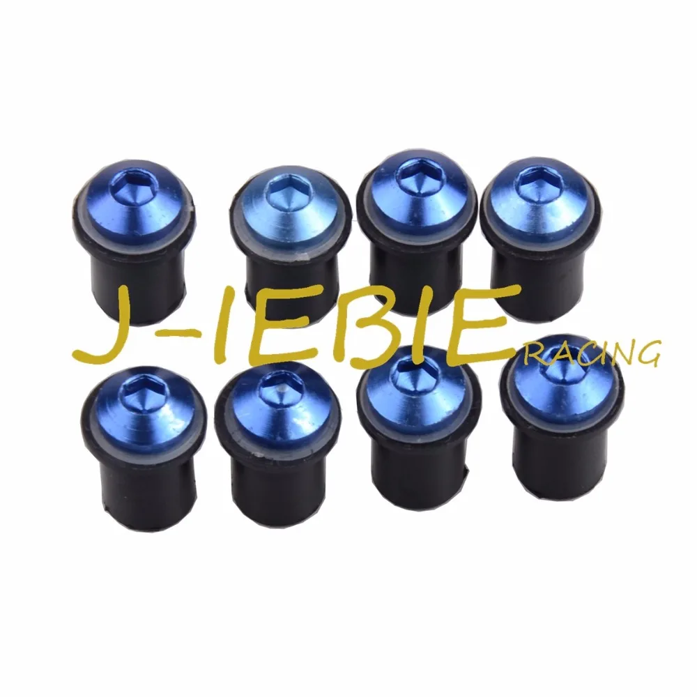 Винты для лобового стекла болты 8 шт. Yamaha YZF R125 R25 R3 600R 1000R R1 R6 MT09 MT07 MT10 MT03 FZ6R FZ8 XT 600E/R FJR