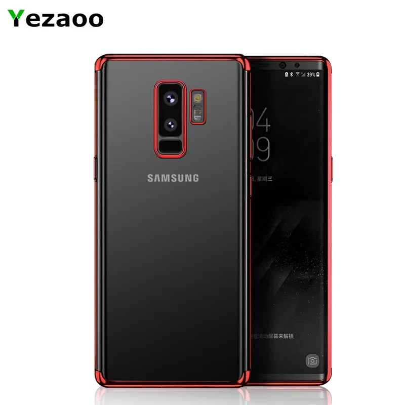 Чехол для Samsung Galaxy S9 plus чехол yezaoo силиконовый из ТПУ с покрытием S 9 чехлы телефонов