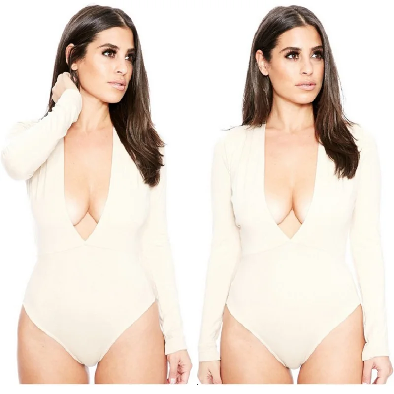 2018 Для женщин новые летние модные пикантные комбинезон Глубокий v-образным